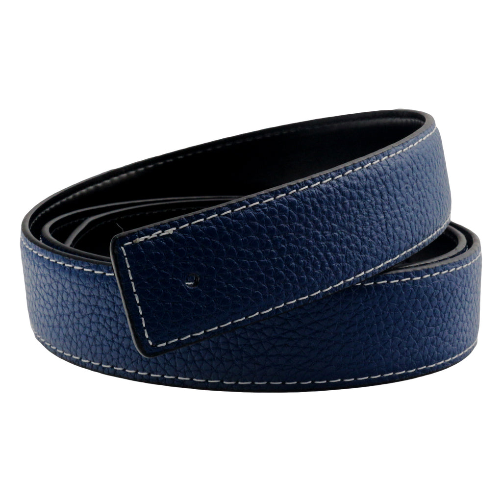 QHA Mens Leather Belts Genuine Replacement Belt Strap for H Buckle 32mm Wide Q03