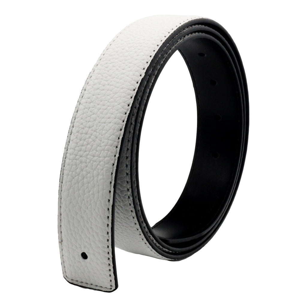 QHA Mens Leather Belts Genuine Replacement Belt Strap for H Buckle 32mm Wide Q03