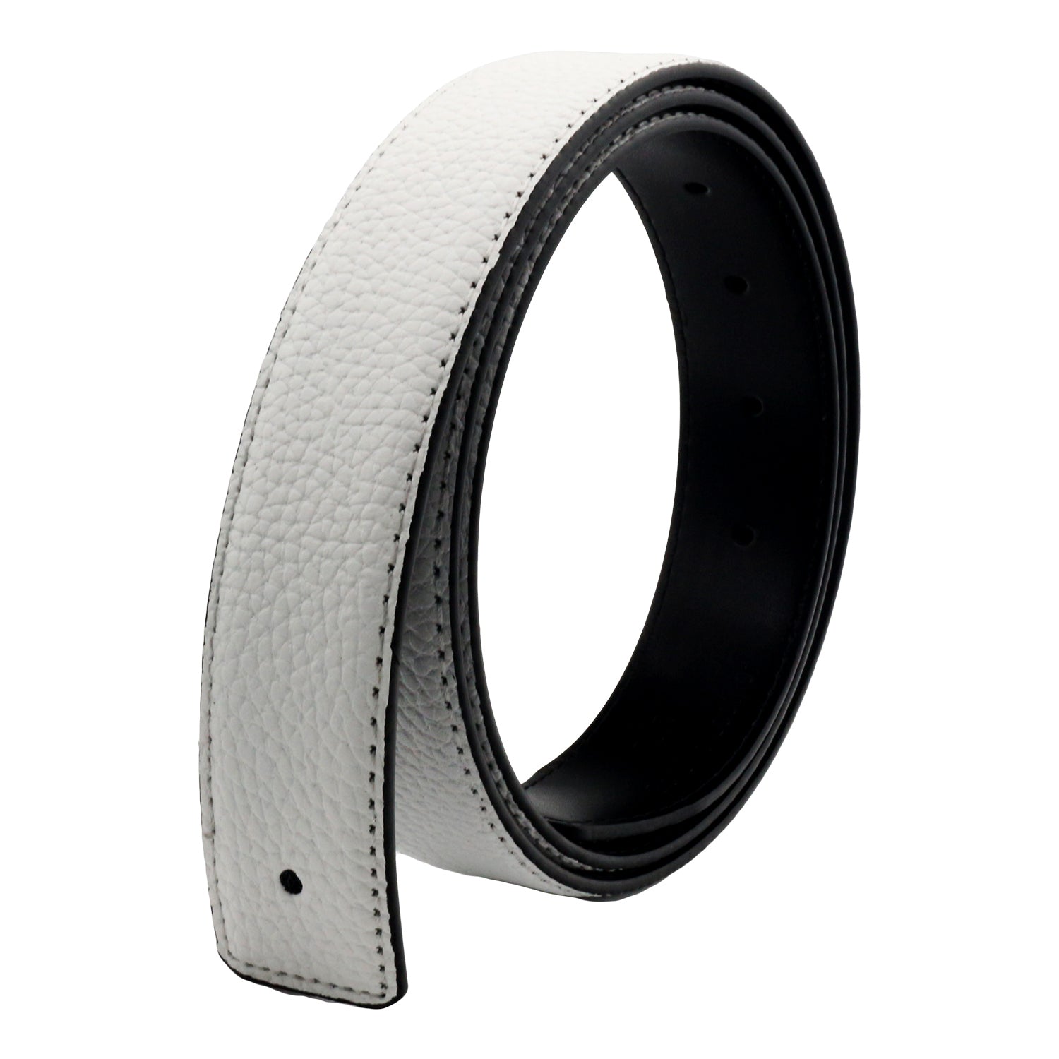 QHA Mens Leather Belts Genuine Replacement Belt Strap for H Buckle 32mm Wide Q03