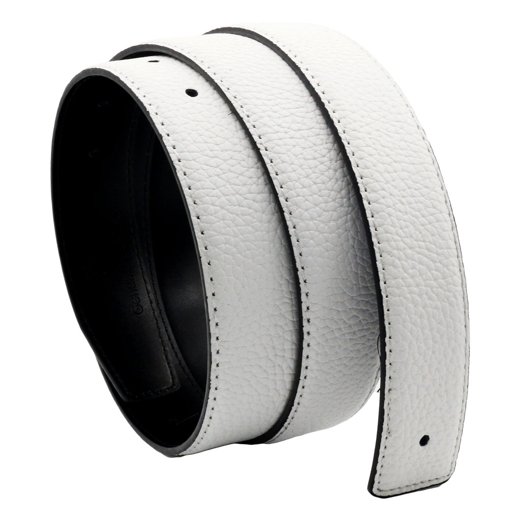 QHA Mens Leather Belts Genuine Replacement Belt Strap for H Buckle 32mm Wide Q03