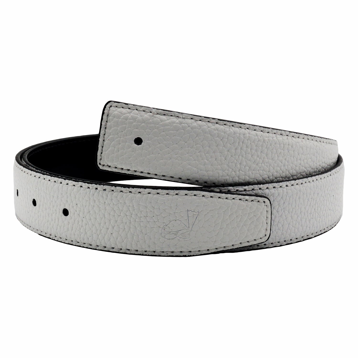QHA Mens Leather Belts Genuine Replacement Belt Strap for H Buckle 32mm Wide Q03