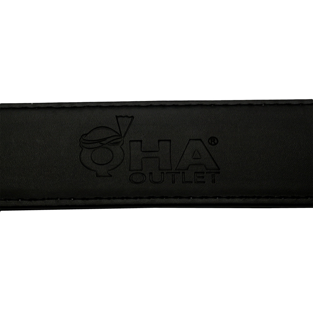 QHA Mens Leather Belts Replacement Belt Strap for Men Jeans No Buckle 38mm Wide Q04