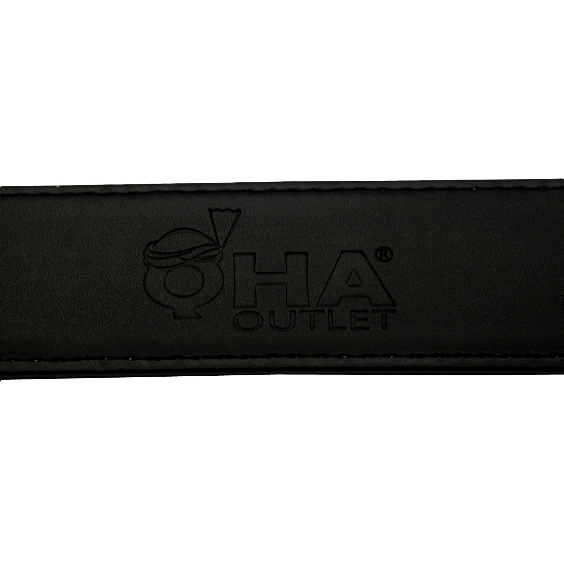 QHA Mens Leather Belts Replacement Belt Strap for Men Jeans No Buckle 38mm Wide Q04