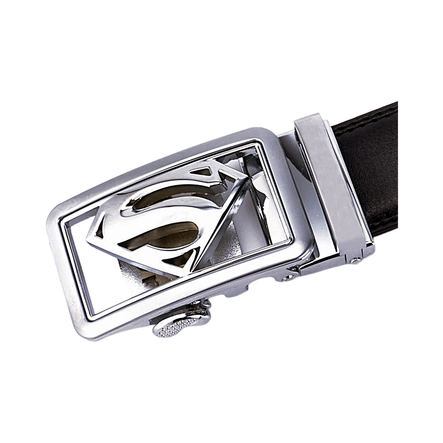 QHA Men's Ratchet Leather Belt – 35mm, Automatic Buckle, No Holes, 5 Colours Q07