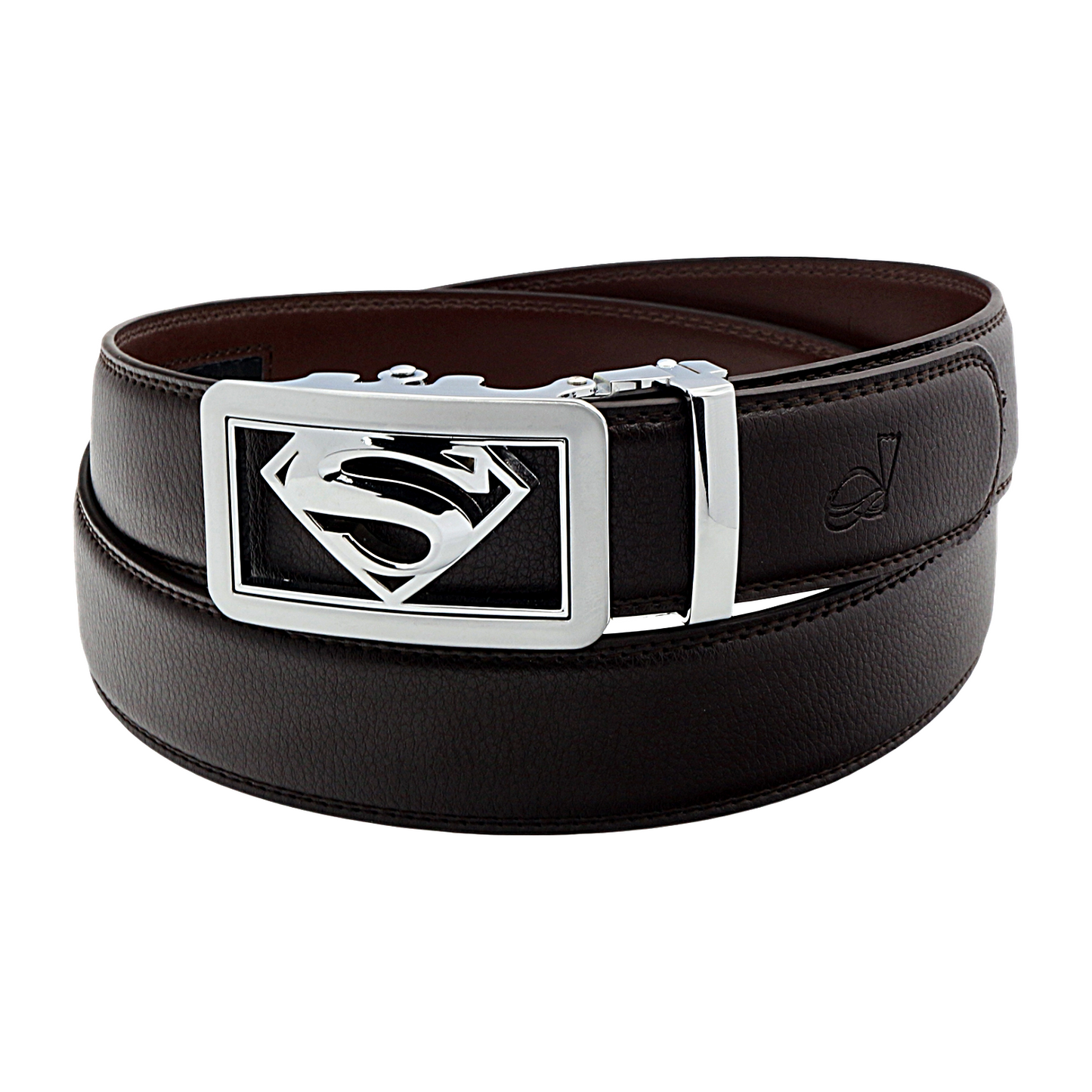 QHA Men's Ratchet Leather Belt – 35mm, Automatic Buckle, No Holes, 5 Colours Q07