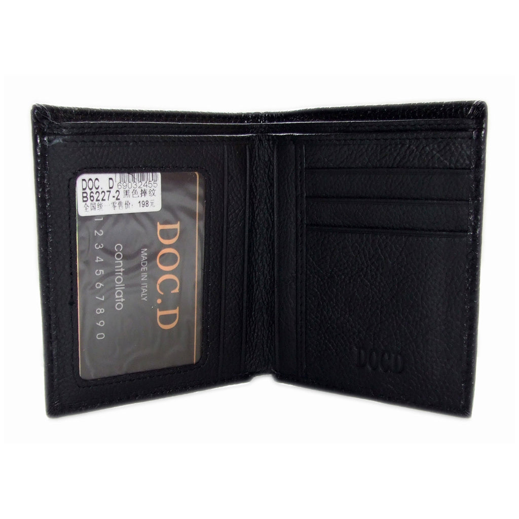 QHA Mens Wallet Real Leather Purse ID Credit Card Holder Coin Pocket Gift New W01