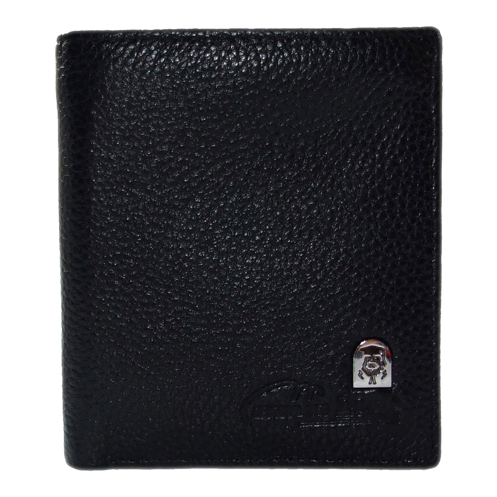 QHA Mens Wallet Real Leather Purse ID Credit Card Holder Coin Pocket Gift New W01