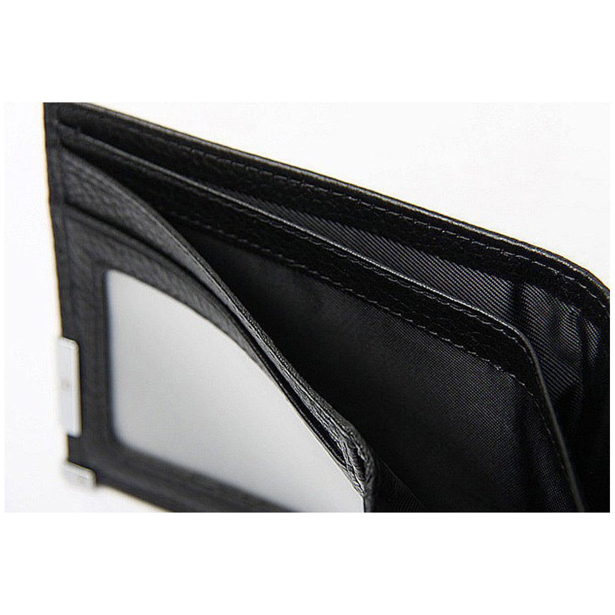 QHA Mens Wallet Real Leather Purse ID Credit Card Holder Coin Pocket Gift New W02
