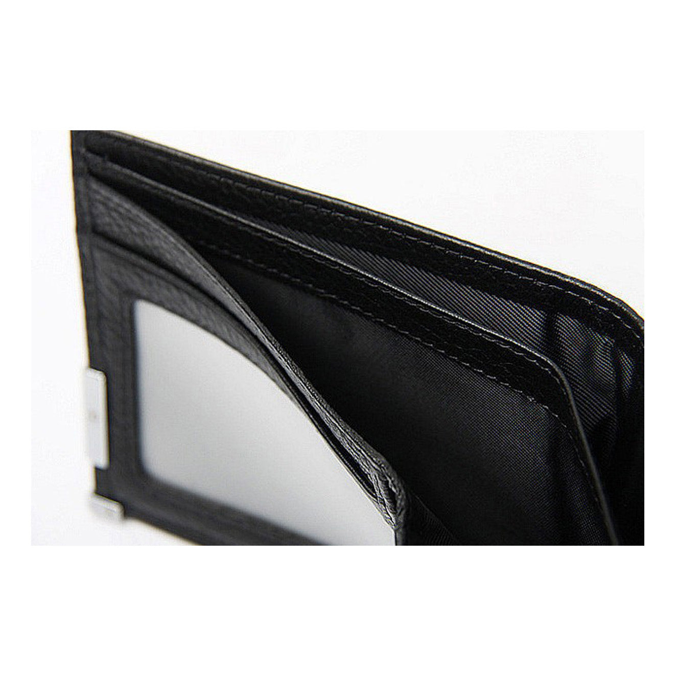 QHA Mens Wallet Real Leather Purse ID Credit Card Holder Coin Pocket Gift New W06