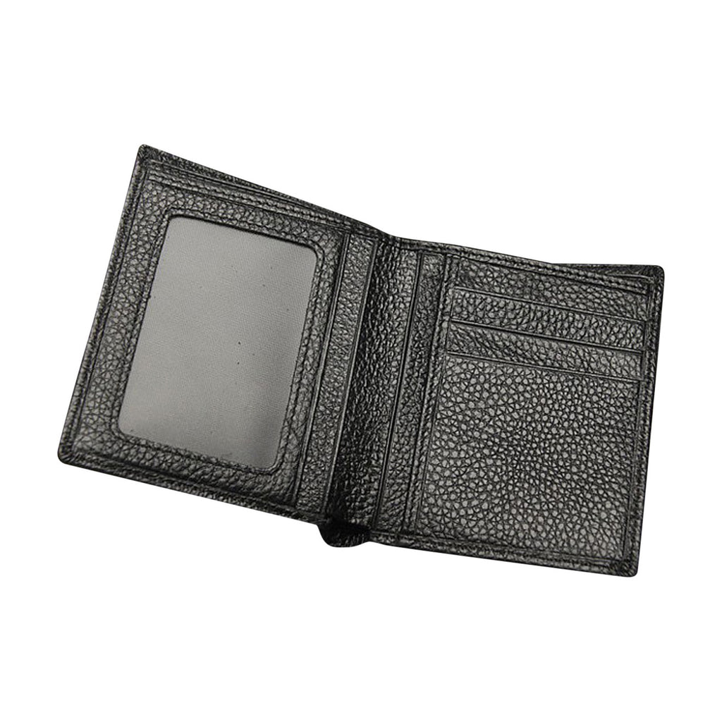 QHA Mens Wallet Real Leather Purse ID Credit Card Holder Coin Pocket Gift New W06