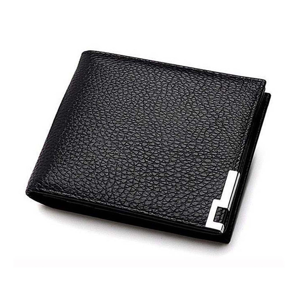 QHA Mens Wallet Real Leather Purse ID Credit Card Holder Coin Pocket Gift New W06
