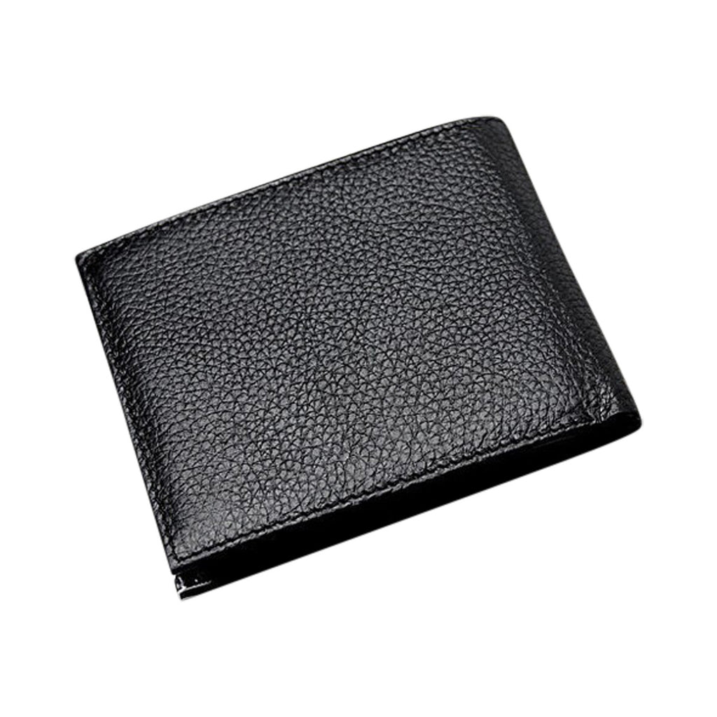 QHA Mens Wallet Real Leather Purse ID Credit Card Holder Coin Pocket Gift New W06