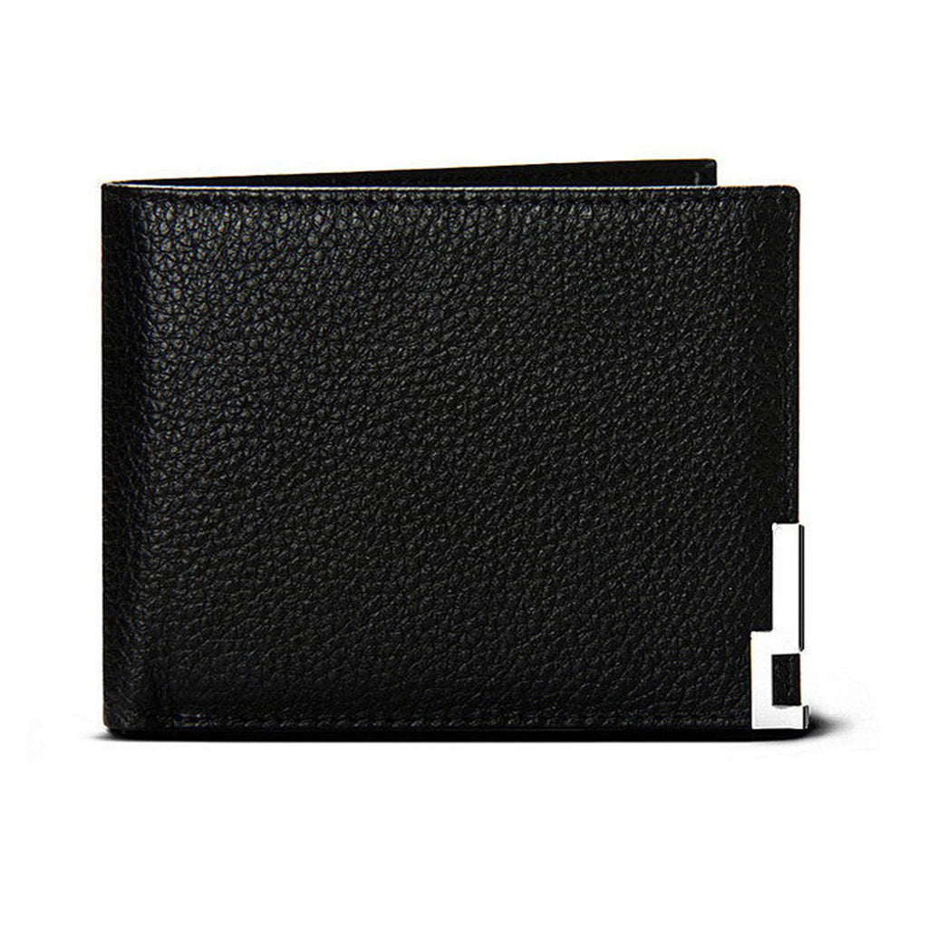 QHA Mens Wallet Real Leather Purse ID Credit Card Holder Coin Pocket Gift New W06