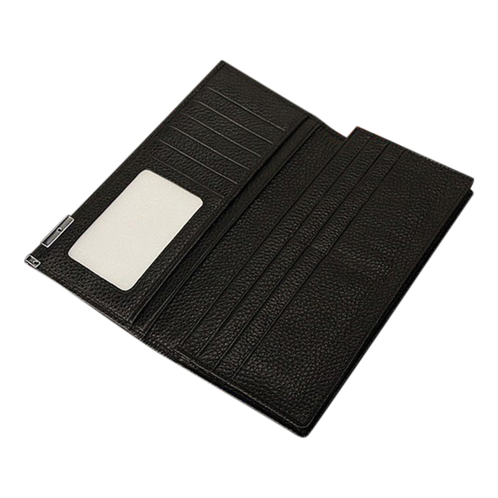 QHA Mens Wallet Real Leather Purse ID Credit Card Holder Coin Pocket Gift New W07