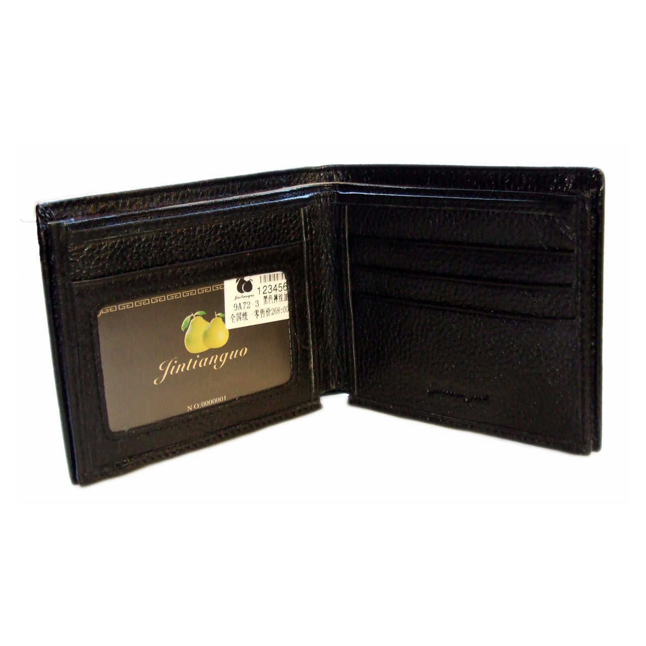 QHA Mens Wallet Real Leather Purse ID Credit Card Holder Coin Pocket Gift New W08