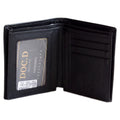 QHA Mens Real Leather Wallet ID Credit Card Holder Gift W09 - QHA UK