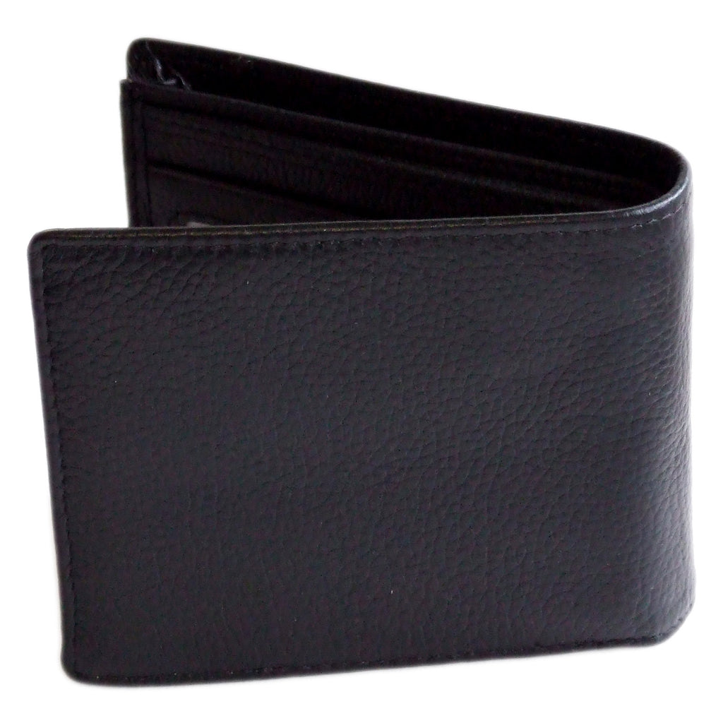 QHA Mens Wallet Real Leather Purse ID Credit Card Holder Coin Pocket Gift New W10