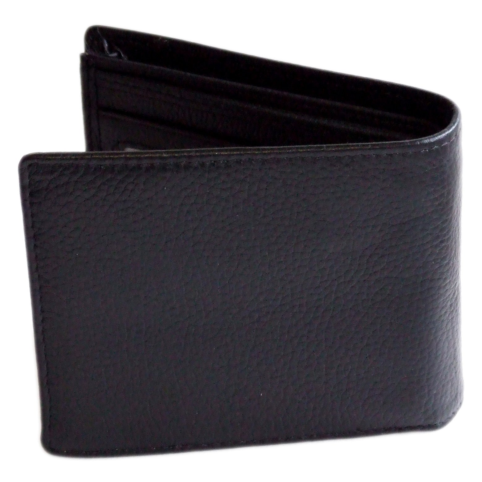 QHA Mens Wallet Real Leather Purse ID Credit Card Holder Coin Pocket Gift New W10