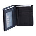 QHA Mens Real Leather Wallet ID Credit Card Holder Gift W11 - QHA UK