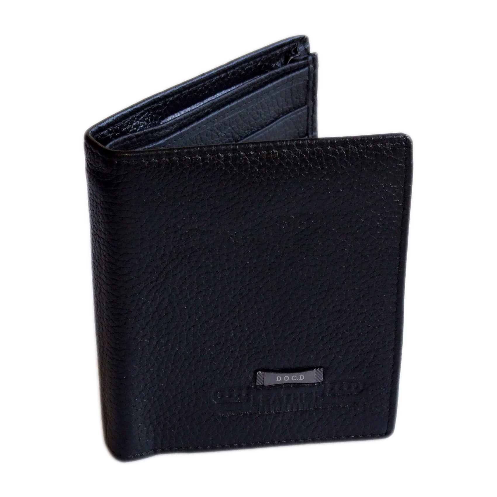 QHA Mens Wallet Real Leather Purse ID Credit Card Holder Coin Pocket Gift New W12
