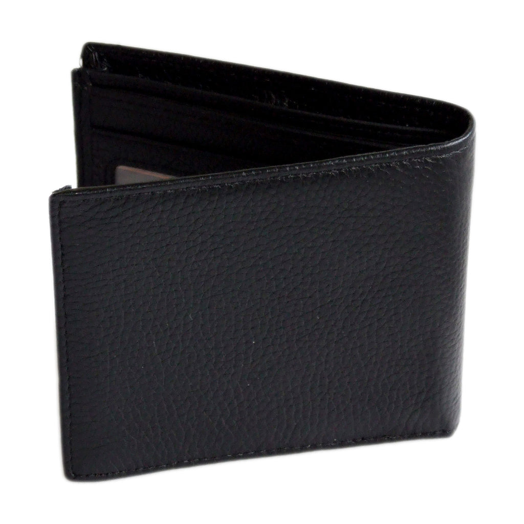 QHA Mens Wallet Real Leather Purse ID Credit Card Holder Coin Pocket Gift New W13
