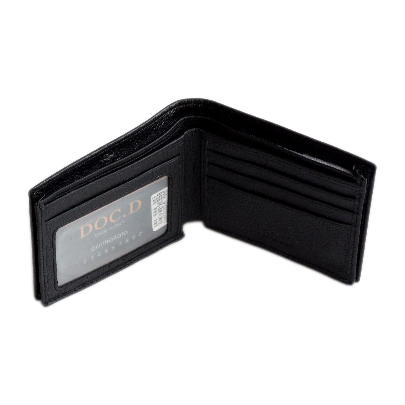 QHA Mens Wallet Real Leather Purse ID Credit Card Holder Coin Pocket Gift New W13