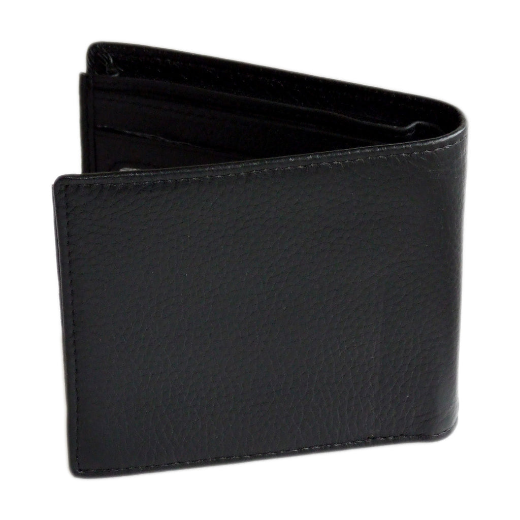QHA Mens Wallet Real Leather Purse ID Credit Card Holder Coin Pocket Gift New W14