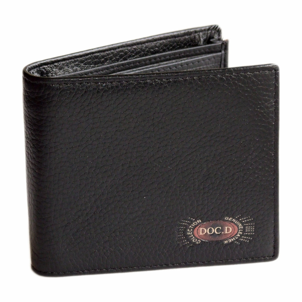 QHA Mens Wallet Real Leather Purse ID Credit Card Holder Coin Pocket Gift New W14