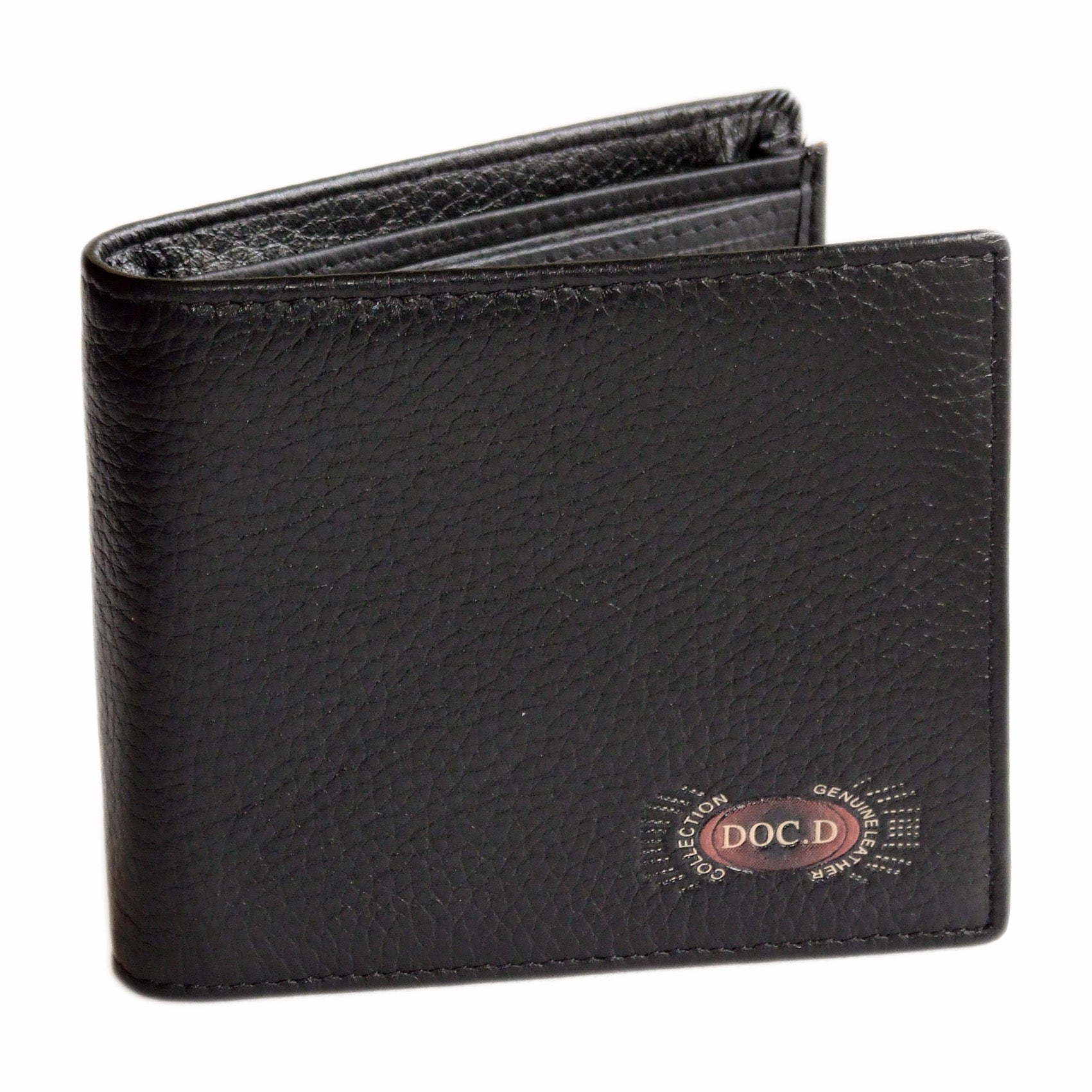 QHA Mens Wallet Real Leather Purse ID Credit Card Holder Coin Pocket Gift New W14
