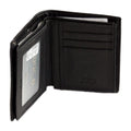 QHA Mens Real Leather Wallet ID Credit Card Holder Gift W16 - QHA UK
