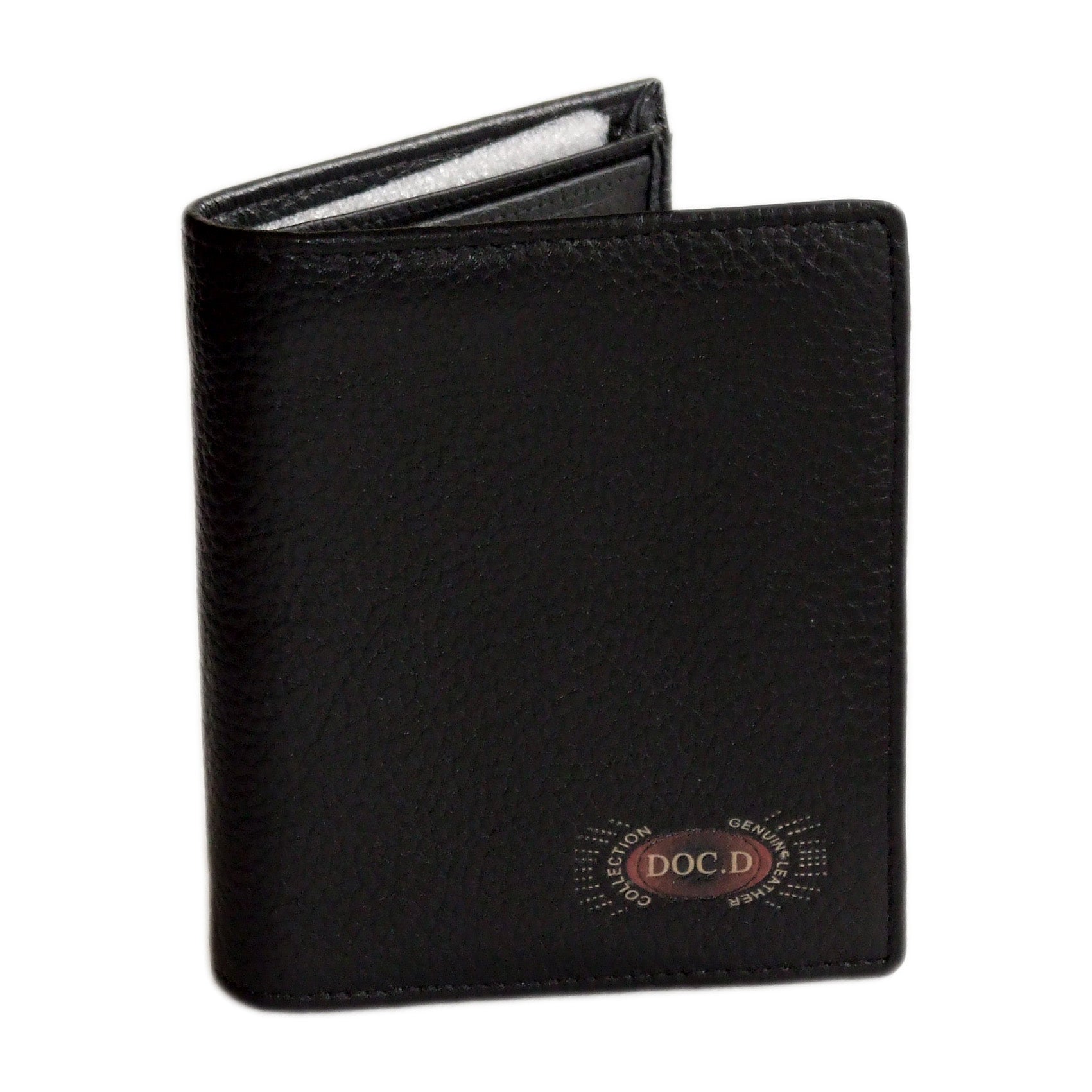 QHA Mens Wallet Real Leather Purse ID Credit Card Holder Coin Pocket Gift New W16