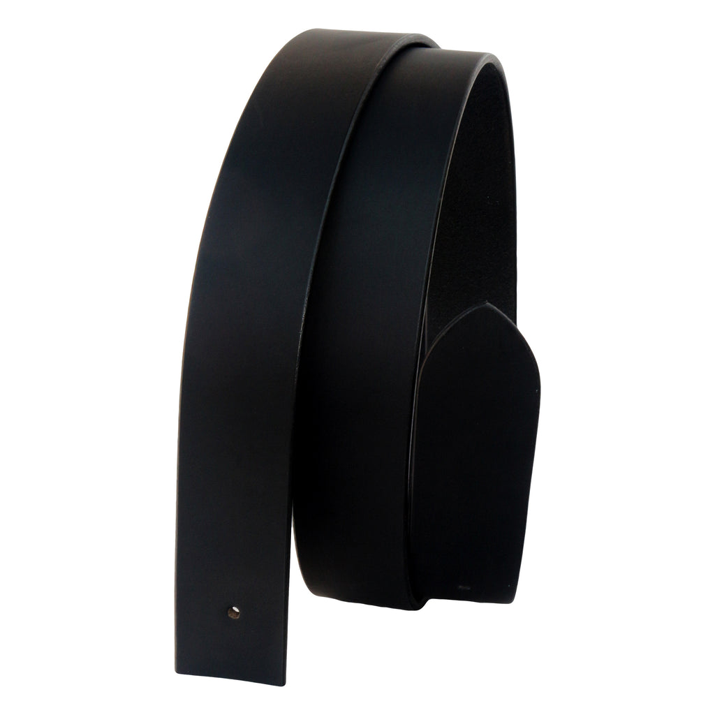 QHA Mens Real Leather Belt for Jeans Replacement Strap Without Buckle 32mm Q12