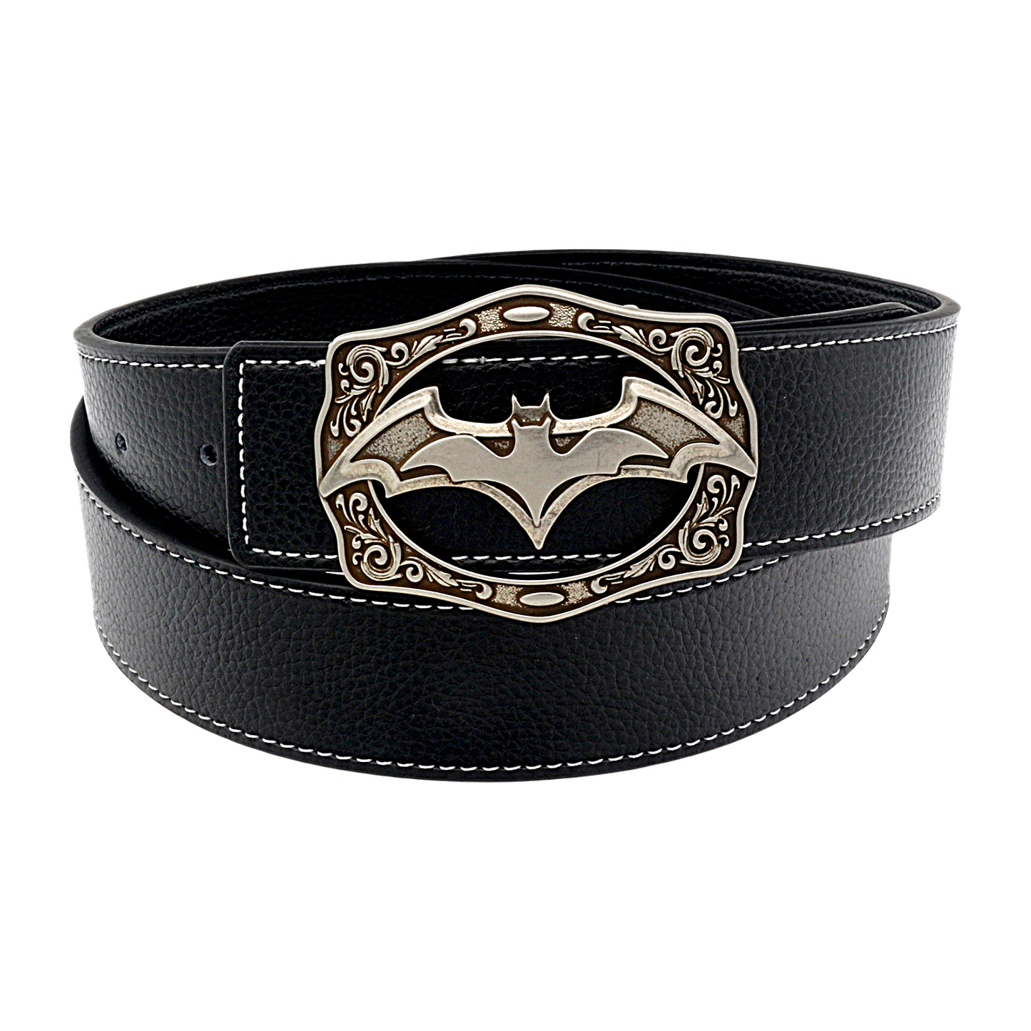 QHA Mens Genuine Leather Belt Superhero Jeans Trouser Waist 30–40 Q49