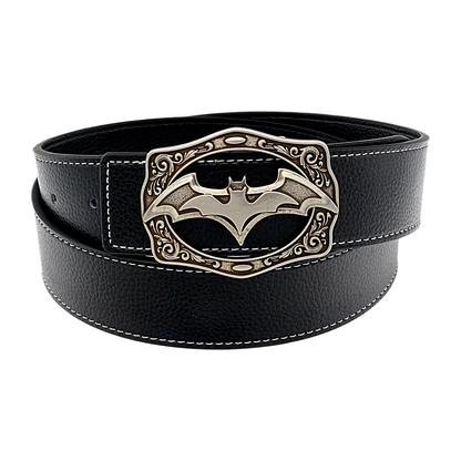 QHA Mens Genuine Leather Belt Superhero Jeans Trouser Waist 30–40 Q49