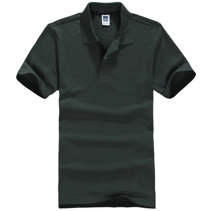 QHA Men's Unisex Piqué Polo Shirt Cotton Blend Contrast Collar 11 Colours S–2XL