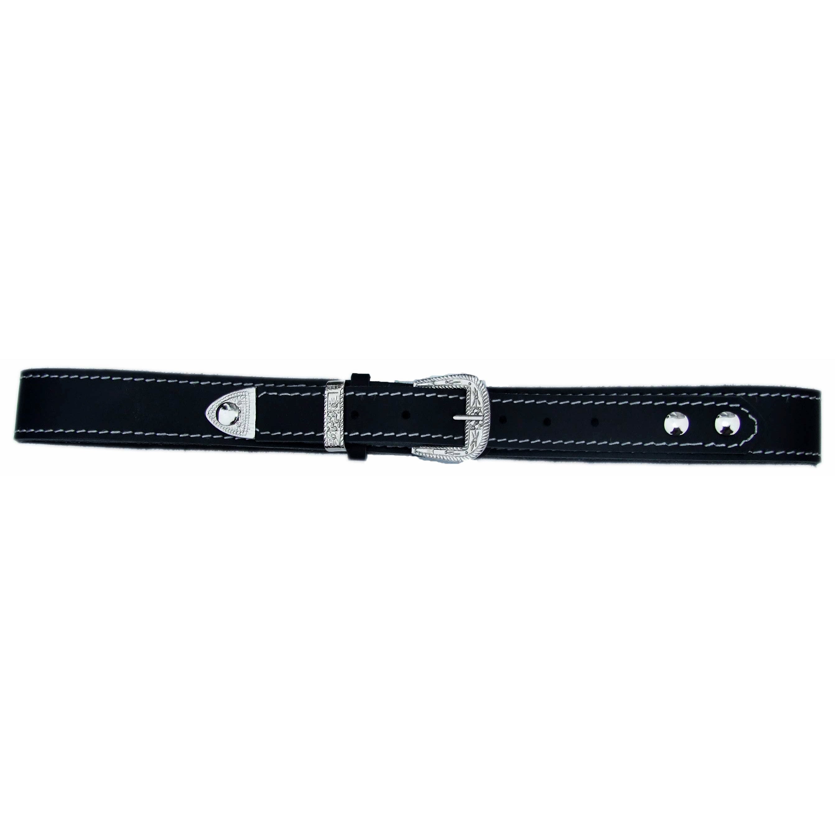 QHA Mens Real Leather Belt Top Grain Strap with Designer Buckle 38mm Wide Q25