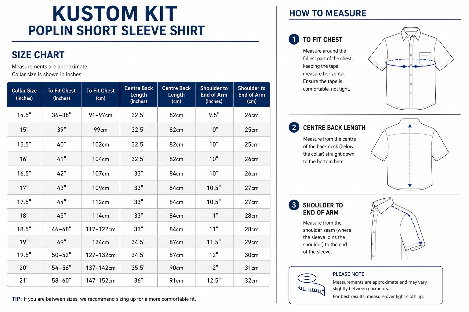 Kustom Kit Men's Short Sleeve Poplin Shirt Work Formal Uniform Cotton Blend - QHA UK