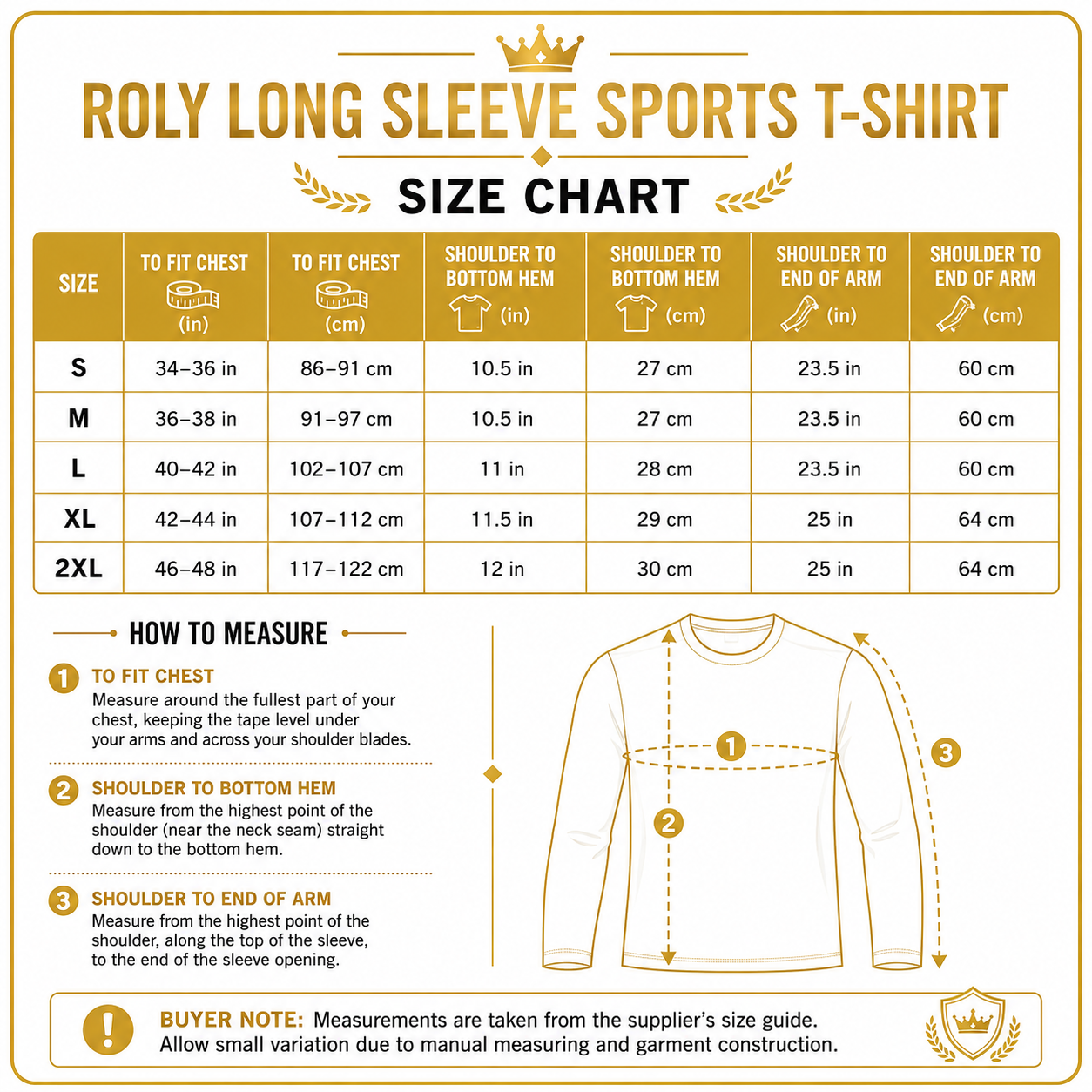 Roly Mens Quick Dry Long Sleeve Sports T-Shirt Breathable Gym Top - QHA UK
