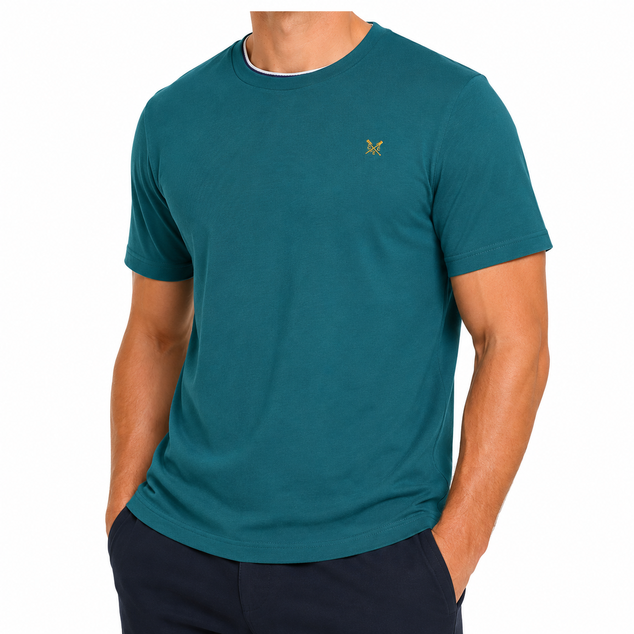 Crew Clothing Company Mens Classic T-Shirt 100% Cotton Oars Tee S-XL - QHA UK
