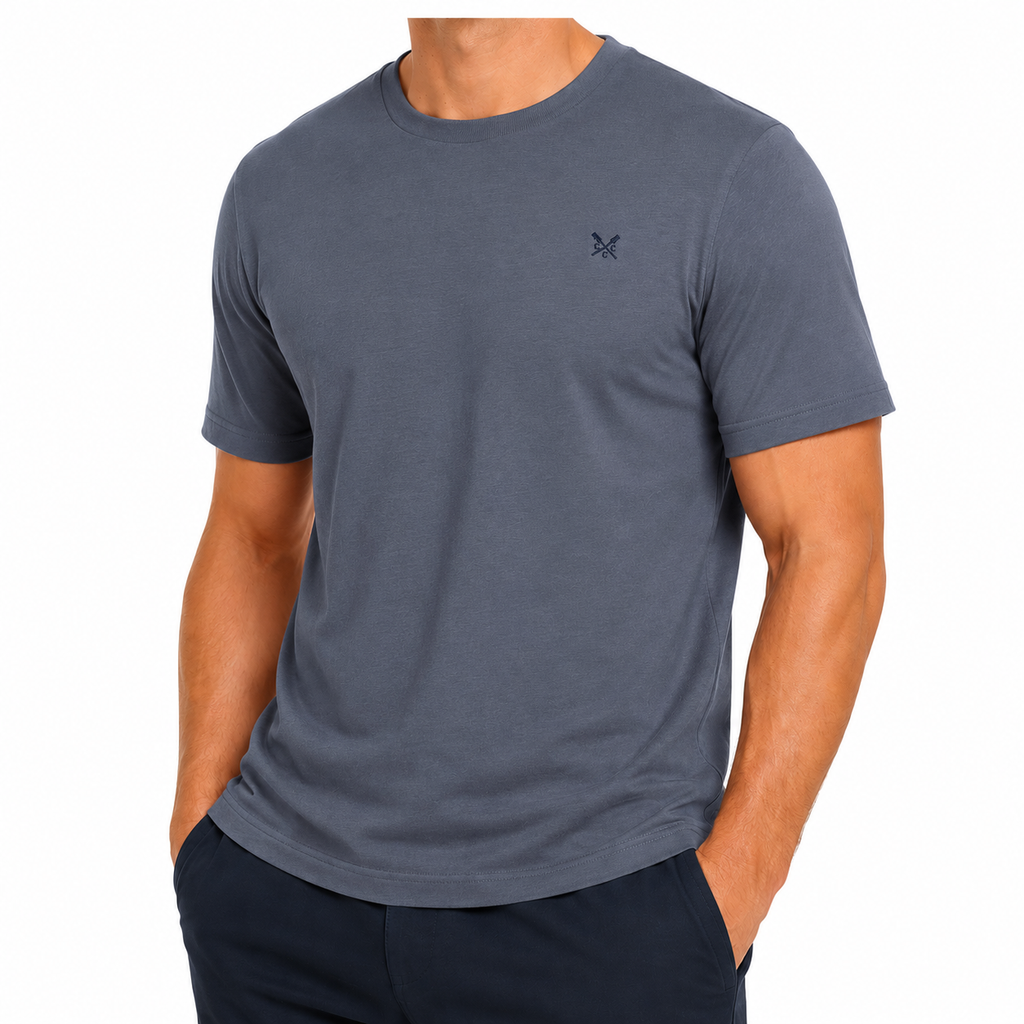 Crew Clothing Company Mens Classic T-Shirt 100% Cotton Oars Tee S-XL - QHA UK
