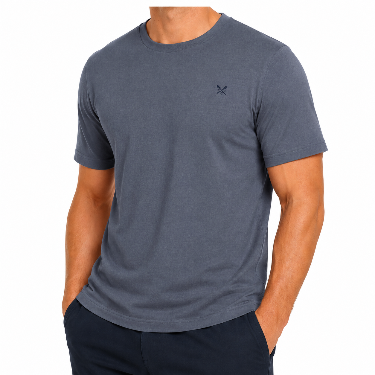 Crew Clothing Company Mens Classic T-Shirt 100% Cotton Oars Tee S-XL - QHA UK