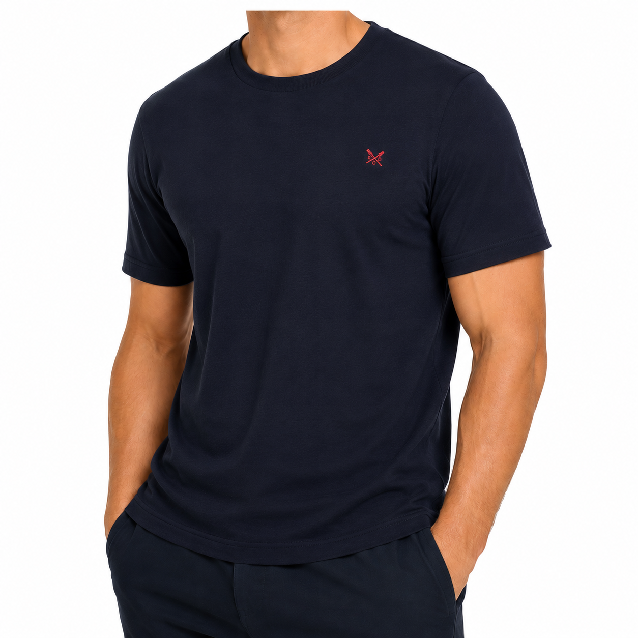 Crew Clothing Company Mens Classic T-Shirt 100% Cotton Oars Tee S-XL - QHA UK