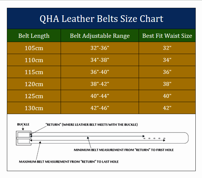 QHA Mens 38mm Real Cowhide Leather Belt with Pin Buckle, Strong & Stylish G13