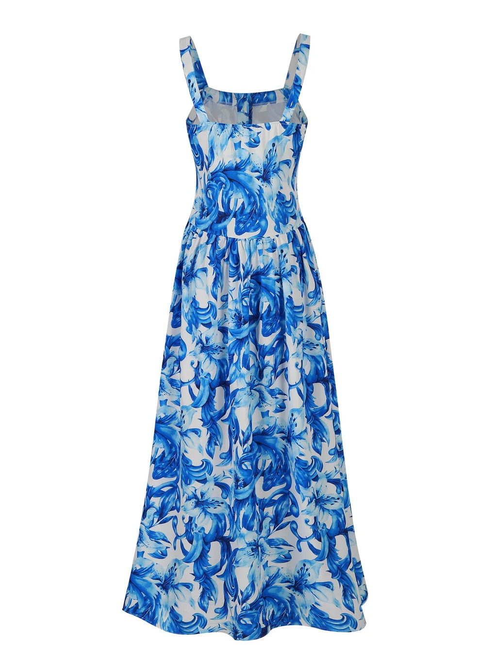 Chica Bandage Print Maxi Dresses – Elegant A-Line Summer Party & Beachwear for Women