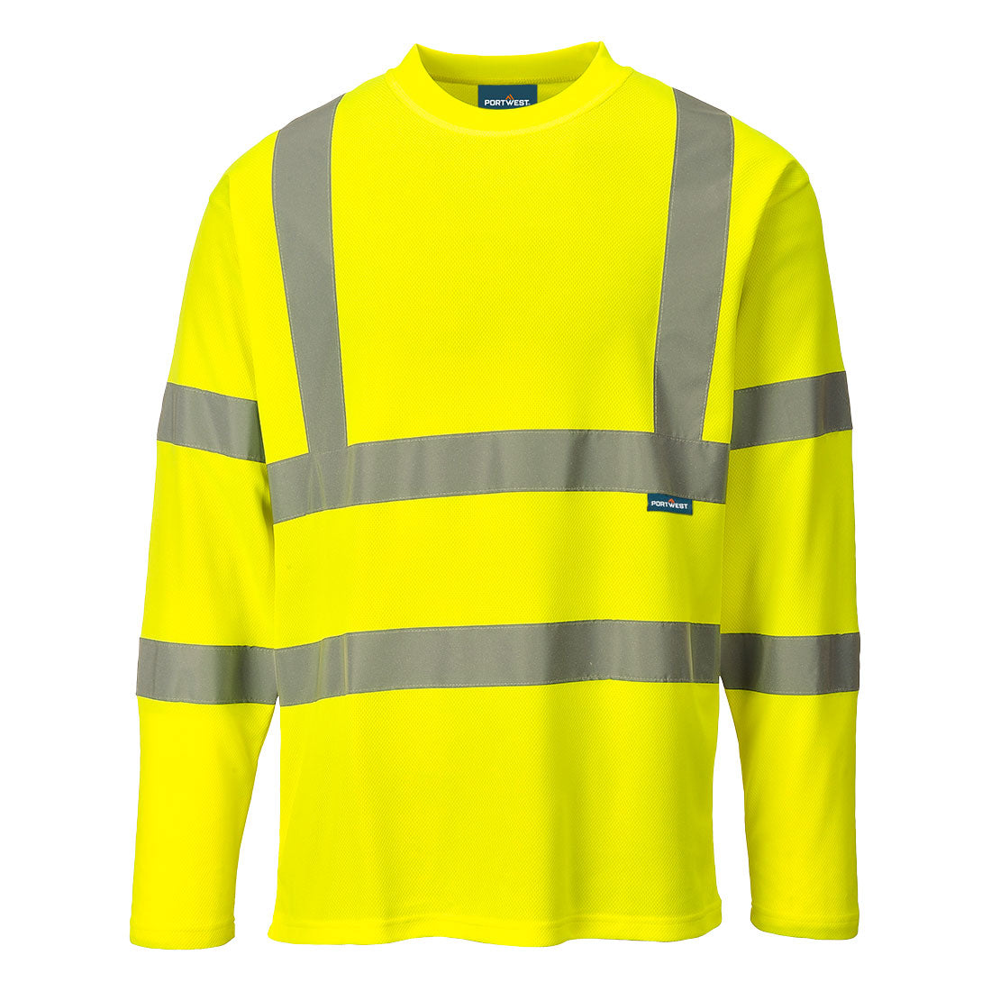 Portwest Hi-Vis Cotton Comfort T-Shirt L/S
