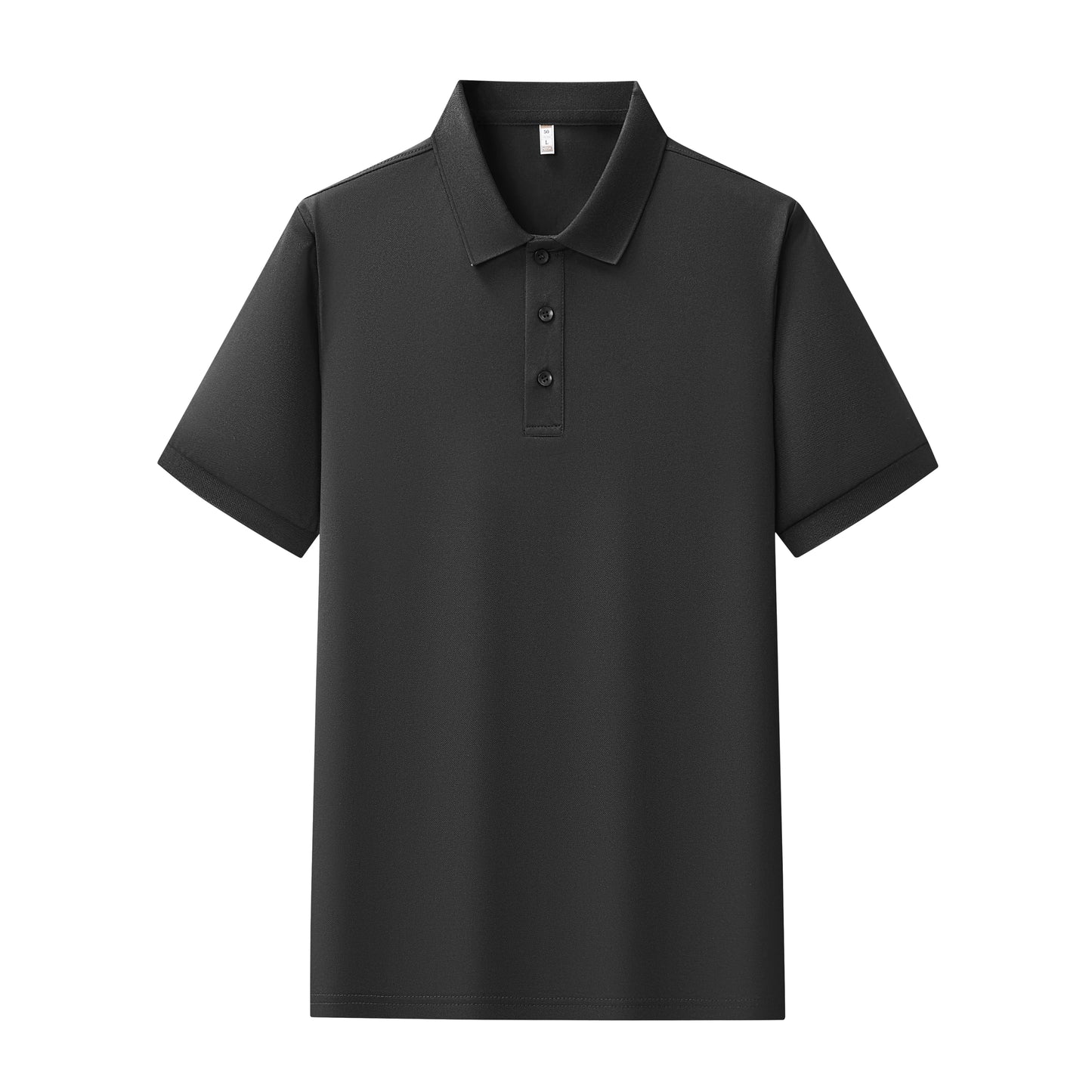 Mens Summer Polo Shirt Polyester Breathable Sweat Absorbent Short Sleeve Top UK