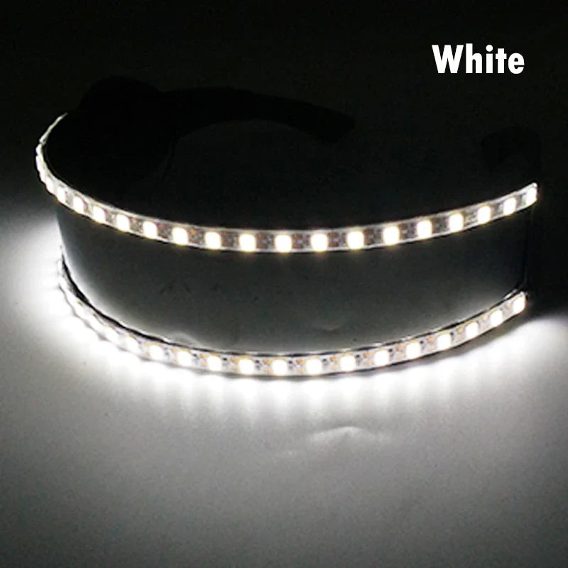 LED Light-Up Party Glasses – Acrylic Luminous Shades for Festivals, KTV, Bar & Stage Performances | Unisex for Adults & Kids