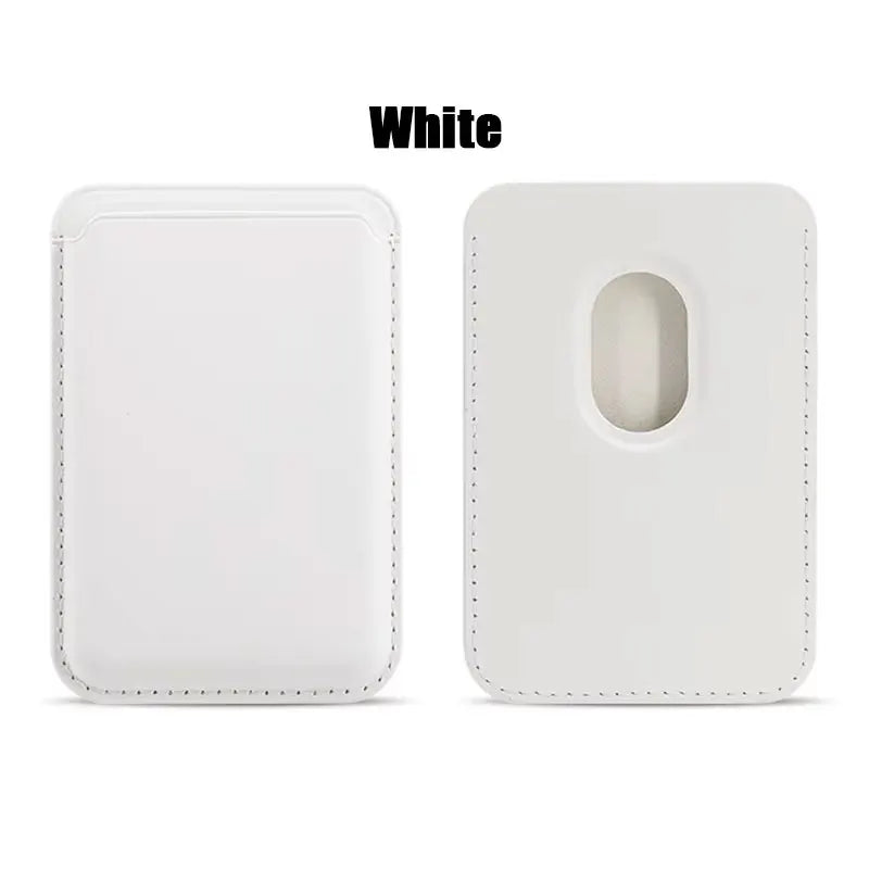 MagSafe Leather Wallet Case Card Holder iPhone Samsung Magnetic Cover