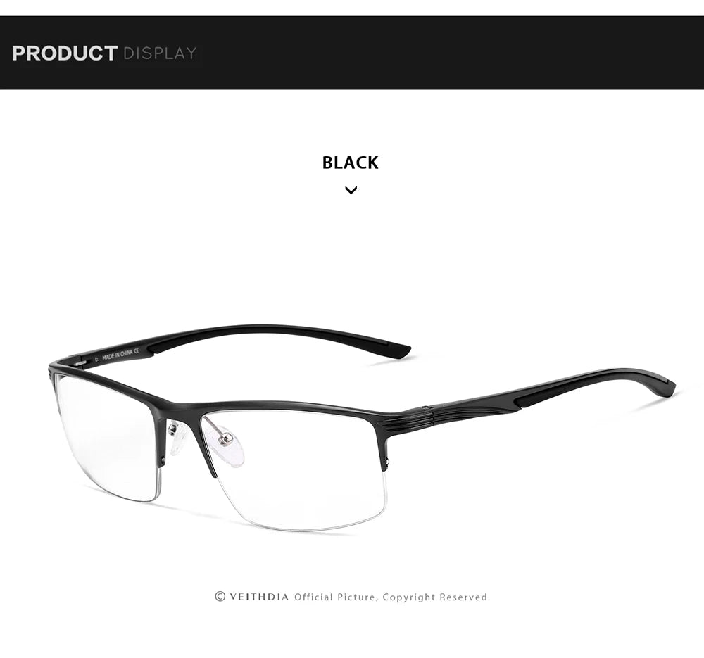 VEITHDIA Mens Anti Blue Light Computer Glasses | Unisex Vintage Frame