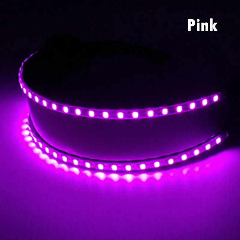 LED Light-Up Party Glasses – Acrylic Luminous Shades for Festivals, KTV, Bar & Stage Performances | Unisex for Adults & Kids